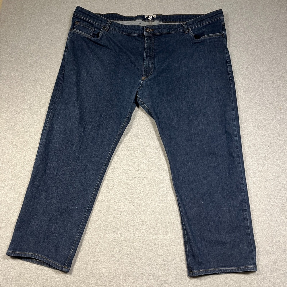 Peter Millar Jeans Mens 50x28 Blue Straight Cotton Blend Denim Dark Golf